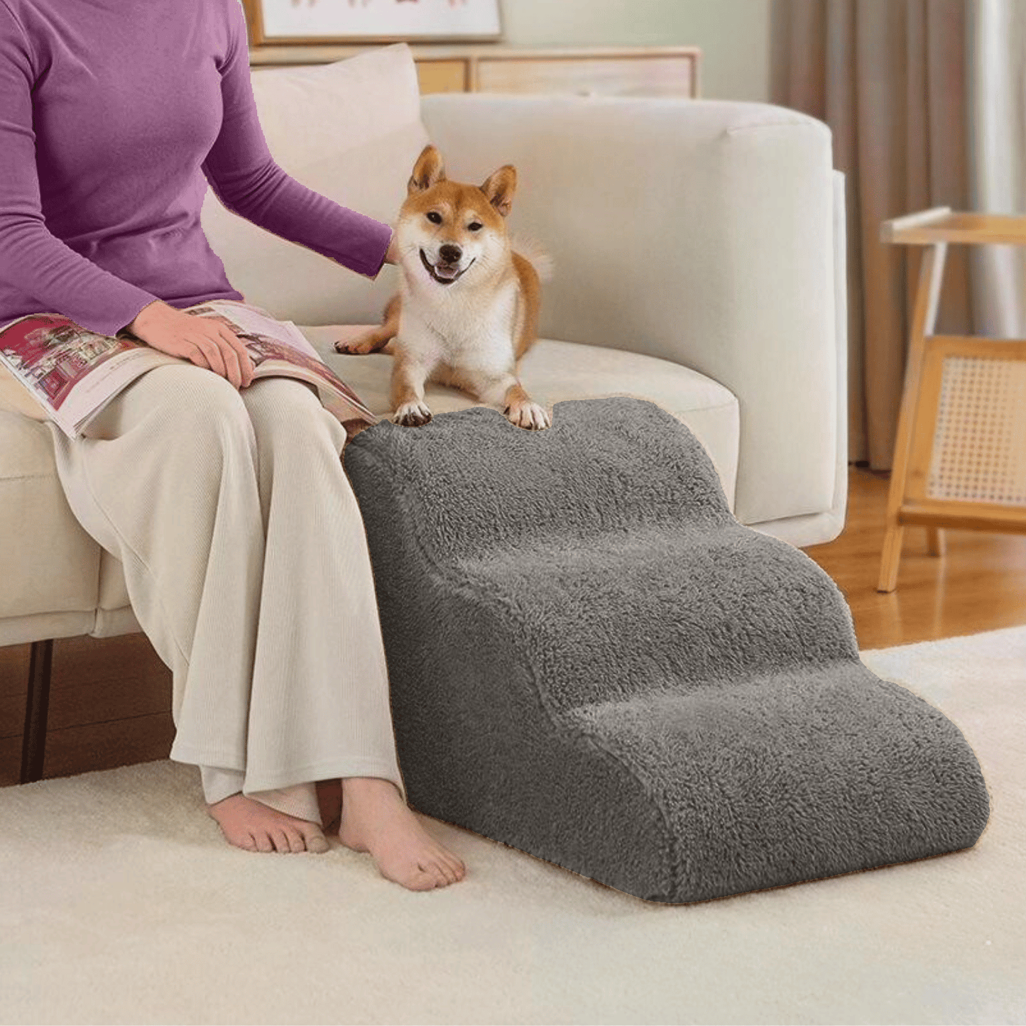 Escalier pour chien - 3 Marches
