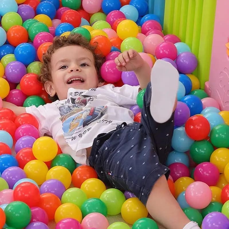 Sac de 100 balles multicolores pour bébé et enfant