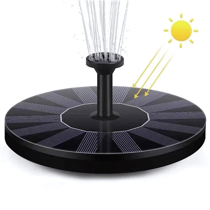 Fontaine solaire pour bassin - 2,5W de puissance solaire